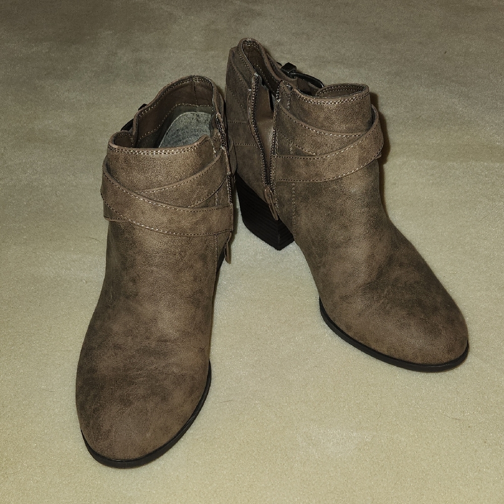Indigo Brown Ankle Booties